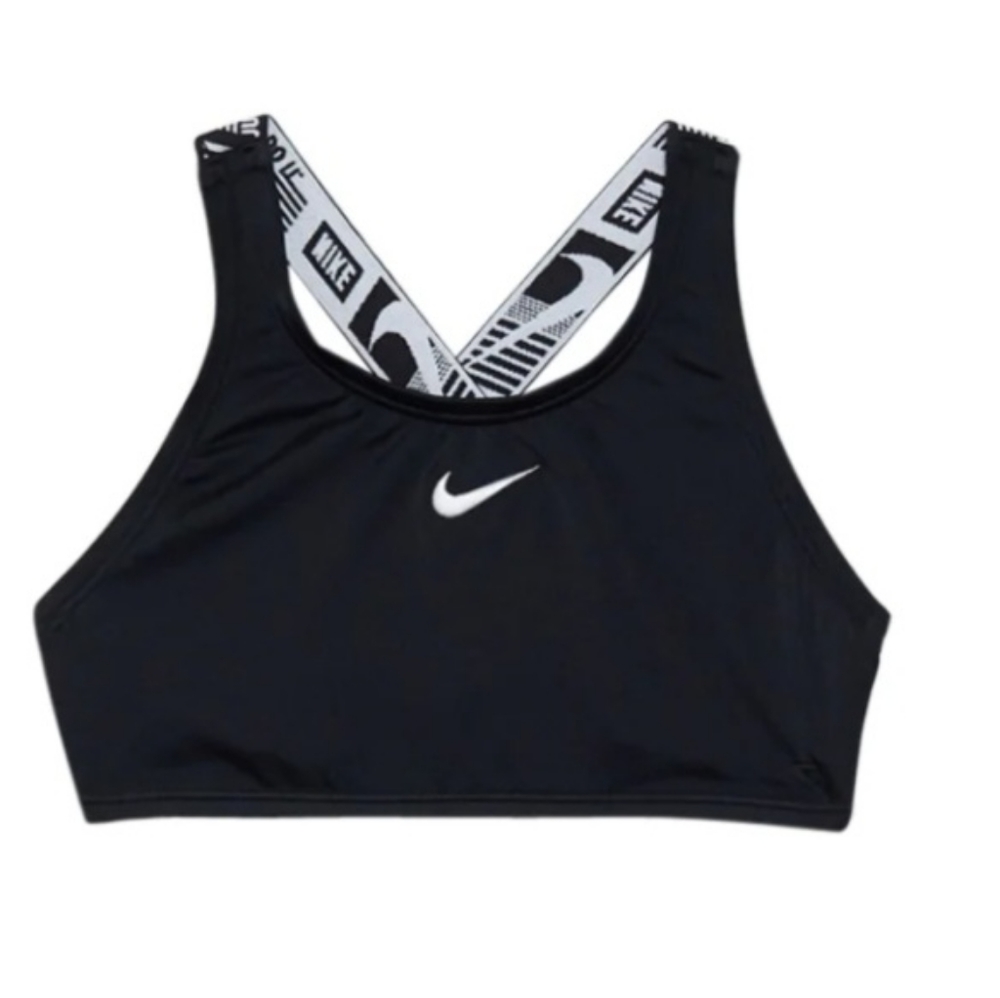 NEW Nike Girls JDI Crossback Swim Top Black sz XS